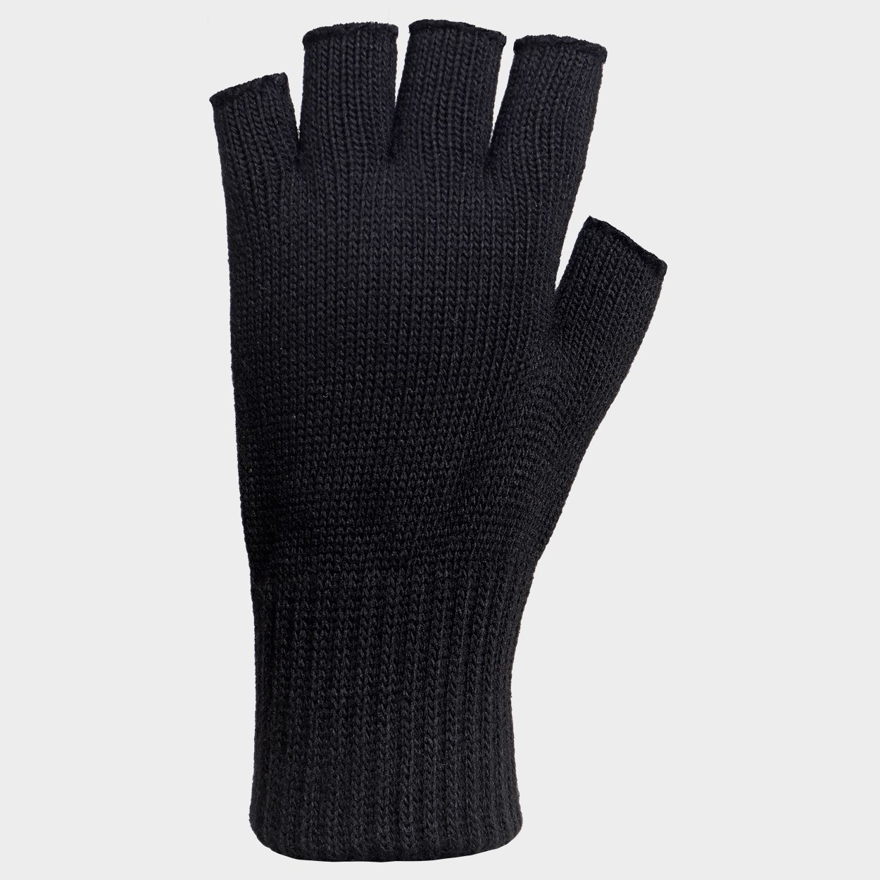 Mănuși fără degete pentru bărbați PARRY BLACK - 1