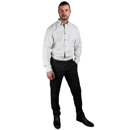 Мъжка риза ALBERTO WHITE - 2