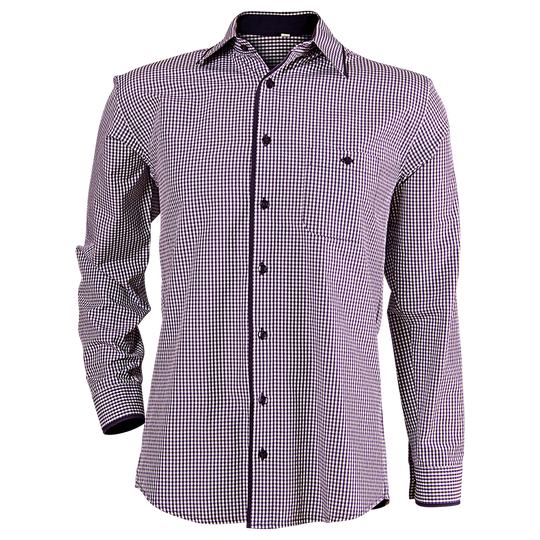Мъжка риза FLORIS PURPLE