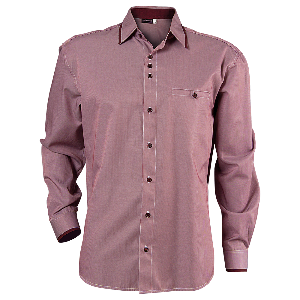 Мъжка риза MODESTO BORDEAUX