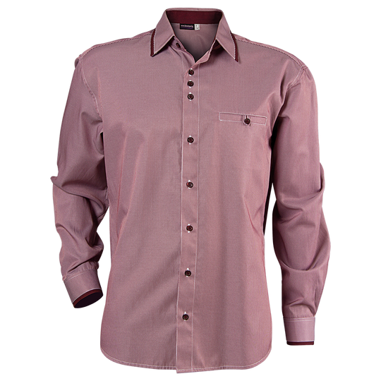 Мъжка риза MODESTO BORDEAUX
