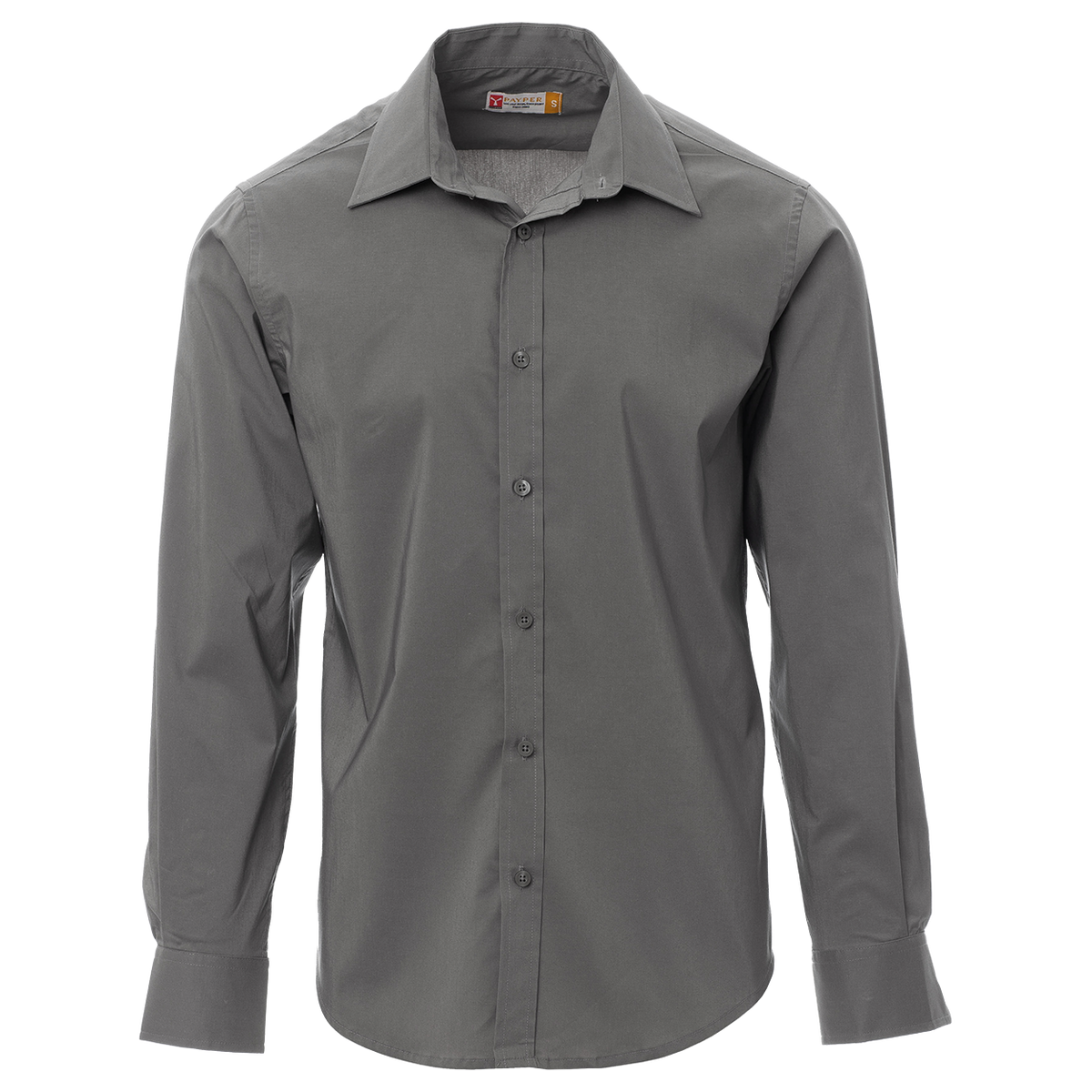 Men's long sleeve shirt PAYPER IMAGE GREY