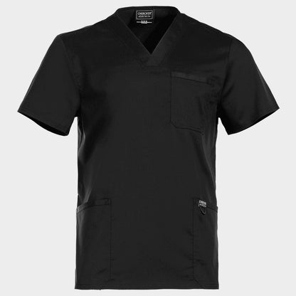 Мъжка медицинска туника CHEROKEE V-NECK BLACK WWE670 - 1