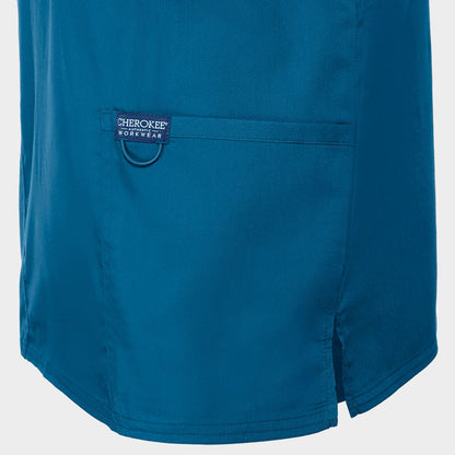 Tunică medicală de bărbat CHEROKEE V-NECK CARIBBEAN BLUE WWE670 - 7