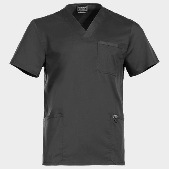 Мъжка медицинска туника CHEROKEE V-NECK GREY WWE670 - 1