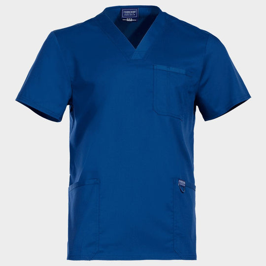 Мъжка медицинска туника CHEROKEE V-NECK NAVY BLUE WWE670 - 1
