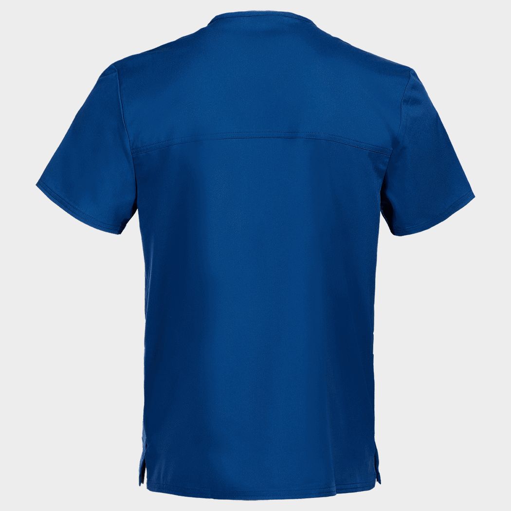 Men's medical tunic CHEROKEE V-NECK NAVY BLUE WWE670. - 2