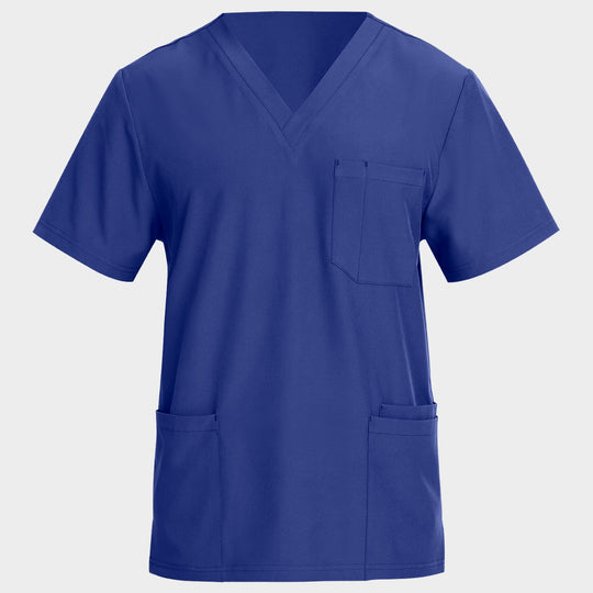 Tunica medicală pentru bărbați NOBBY ALBASTRU REGAL - 1