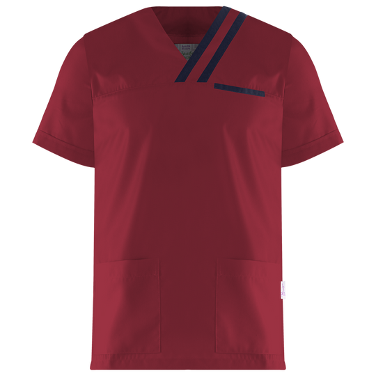 Αντρικός Ιατρικός μανδίας OLIVER BORDEAUX/NAVY