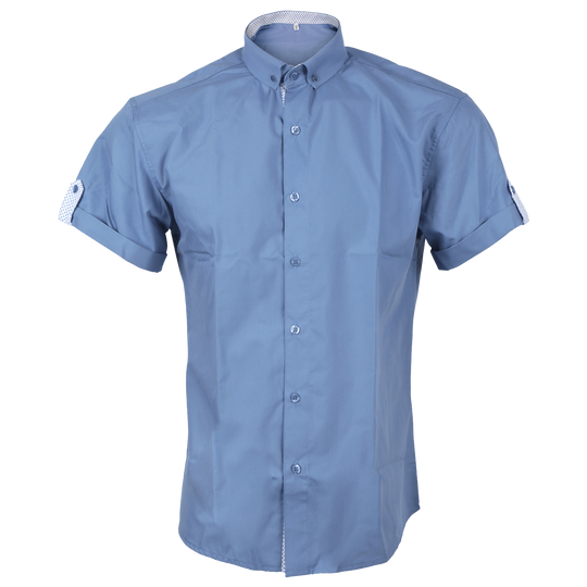 Men's short sleeve shirt PORTO FINO NAVY
