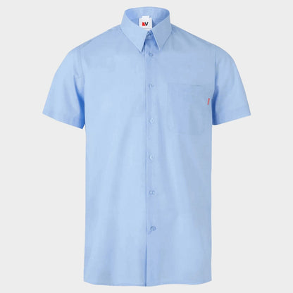 Ανδρικό κοντομάνικο πουκάμισο VELILLA LIGHT BLUE - 1
