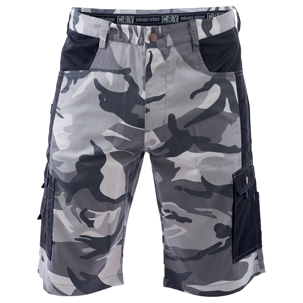 Men's  Pantaloni scurți CRAMBE GRI CAMUFLAJ
