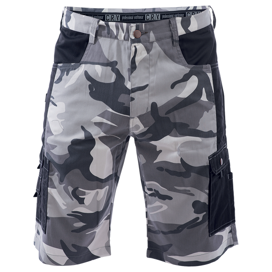 Men's  Pantaloni scurți CRAMBE GRI CAMUFLAJ