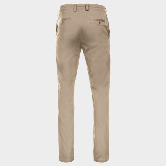 Pantaloni costum de bărbați STENSO CHINO BEJ - 2