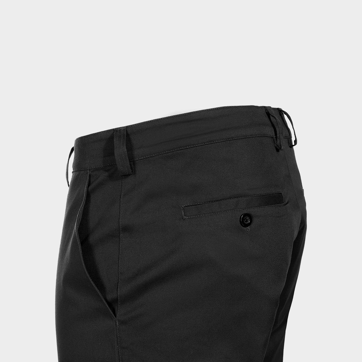 Men's suit trousers STENSO CHINO BLACK - 3
