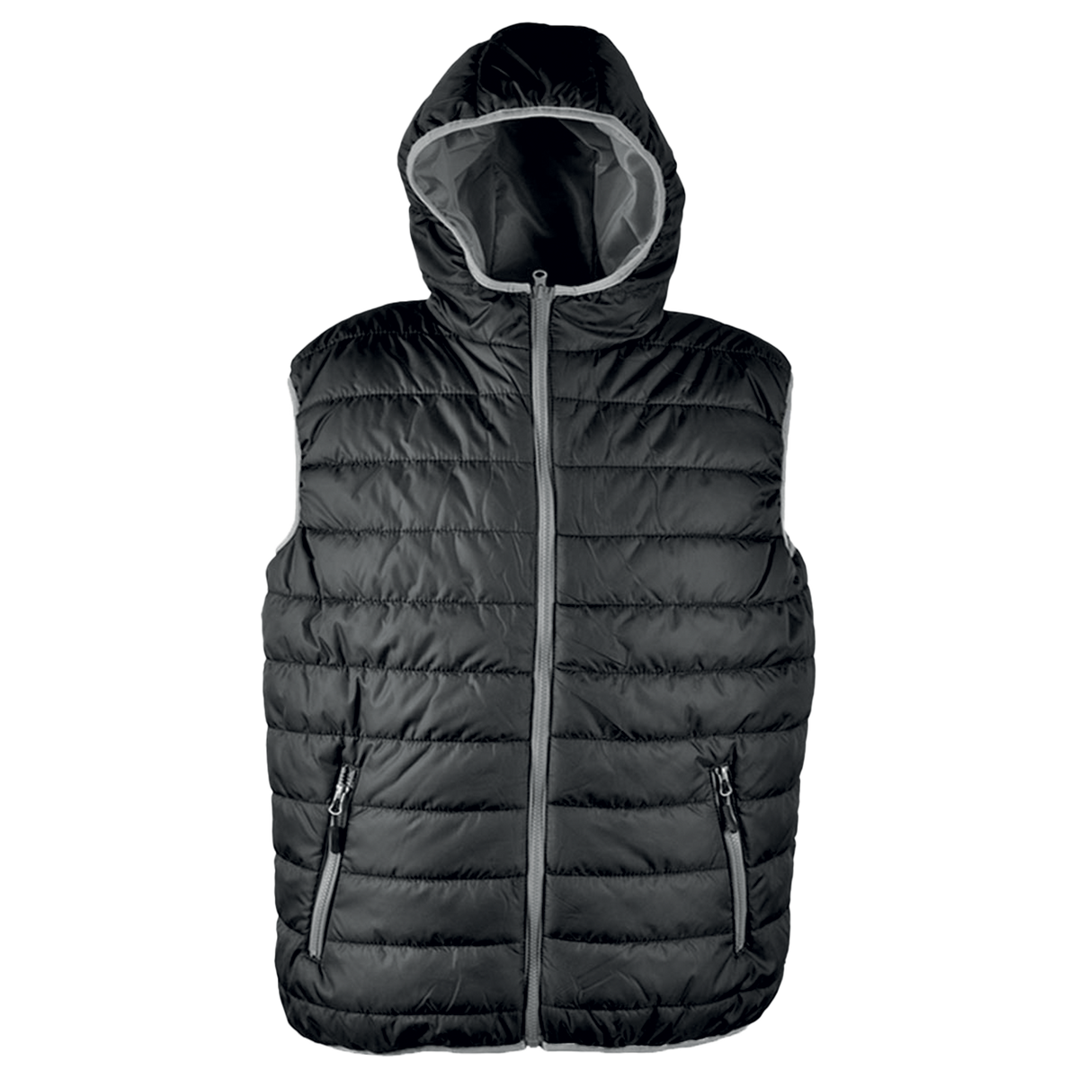 Мъжки елек SPEEDY HOOD VEST BLACK/GREY