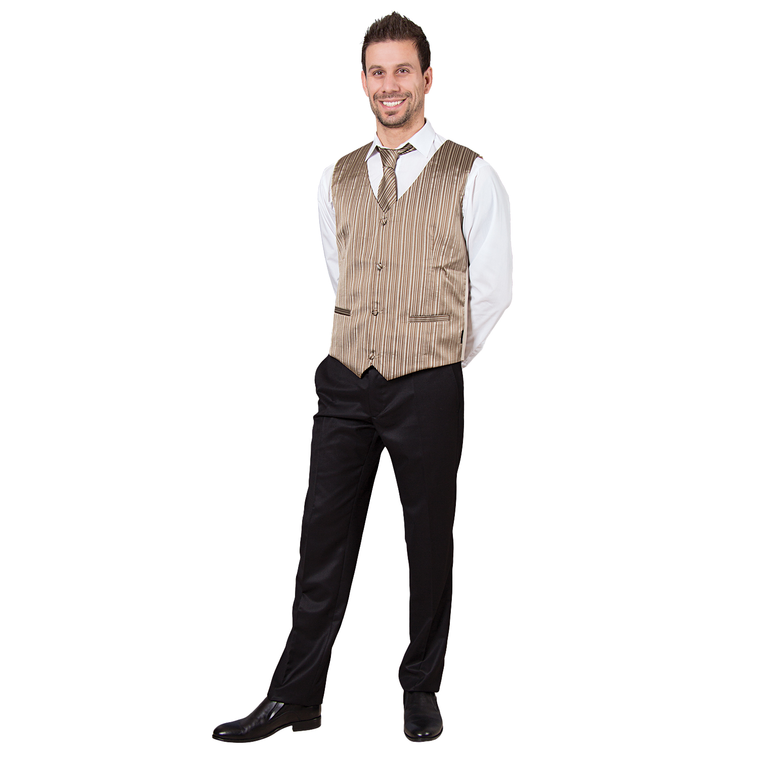 Men's vest VIENNA BEIGE - 1