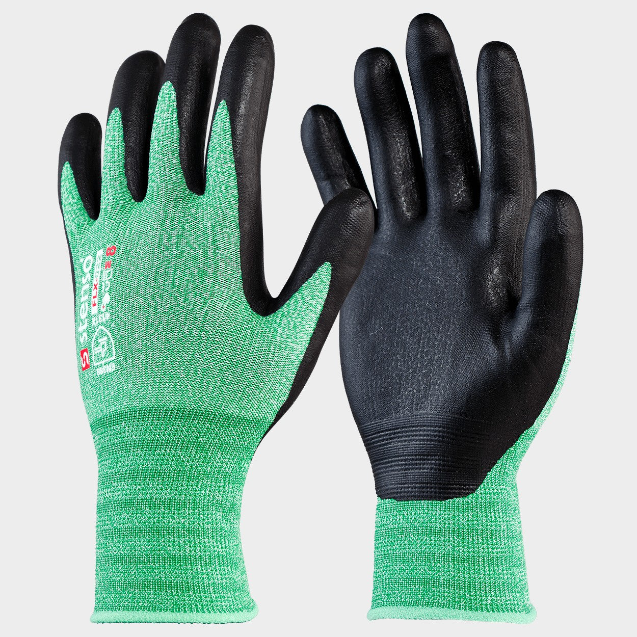 Ръкавици топени в микропяна NITRIUM GREEN FLX-О22 - 1