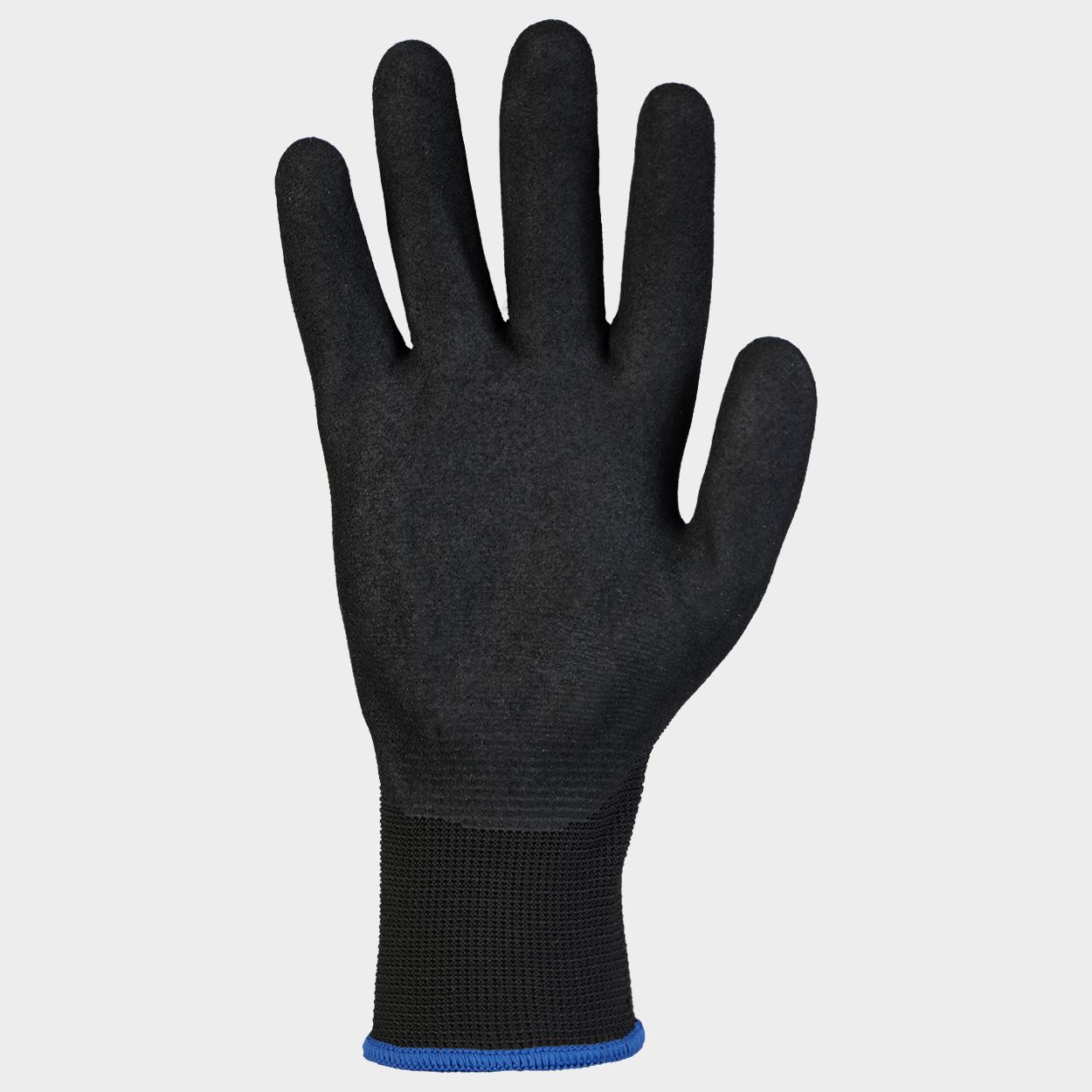Latex dipped gloves HANOVER BLACK - 2