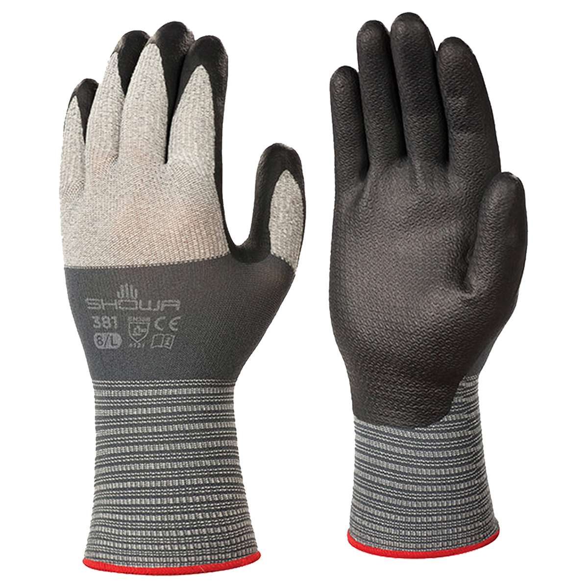Nitrile dipped gloves SHOWA 381