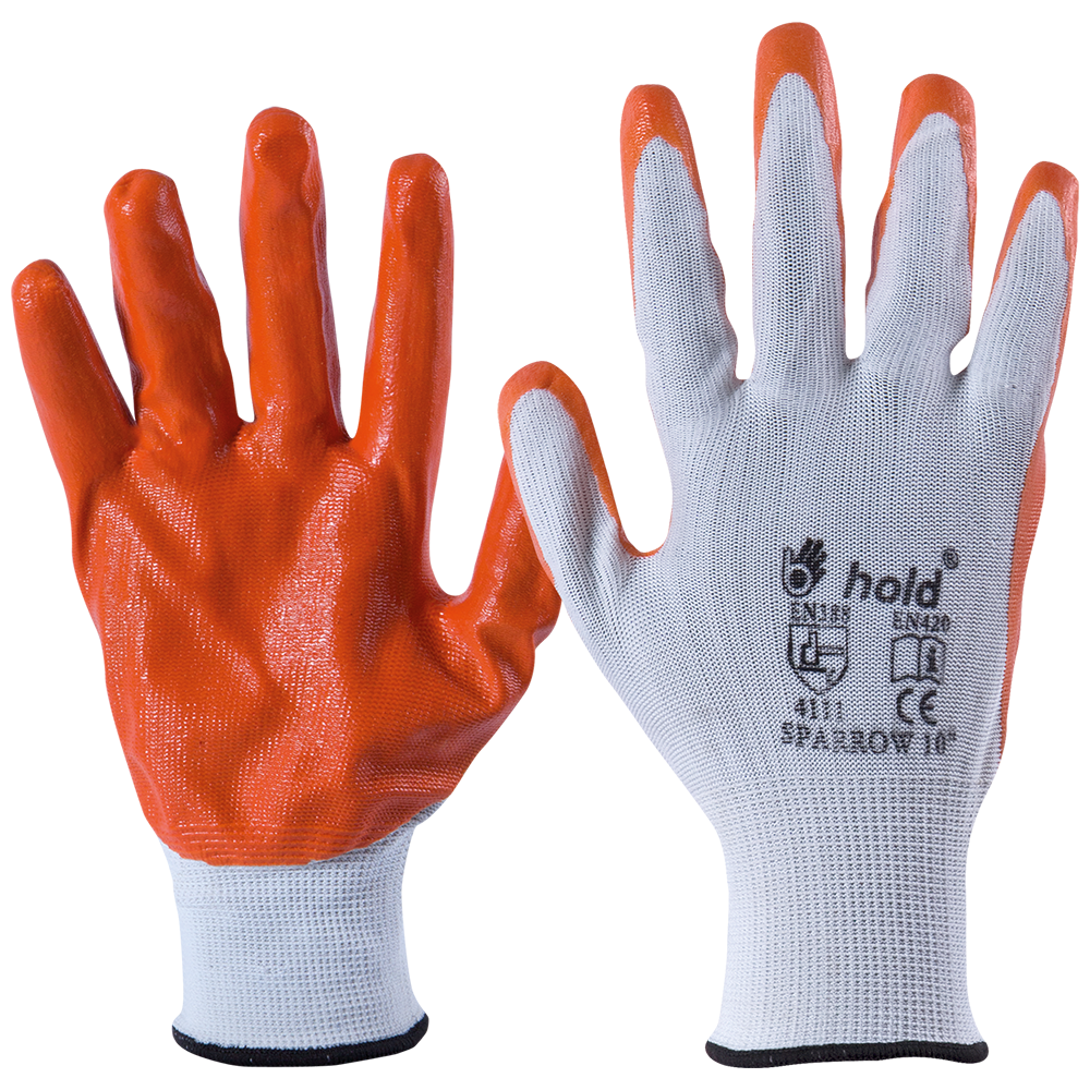 Nitrile dipped gloves SPARROW