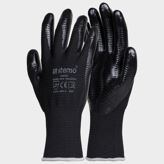 Nitrile dipped gloves XEMA BLACK - 1
