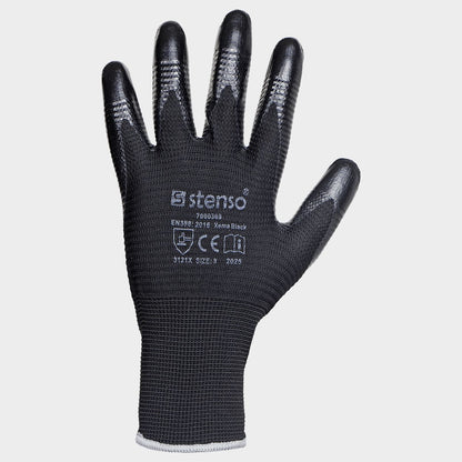 Mănuși acoperite cu nitril XEMA BLACK - 3