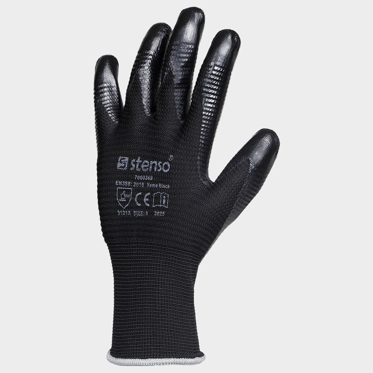Mănuși acoperite cu nitril XEMA BLACK - 4