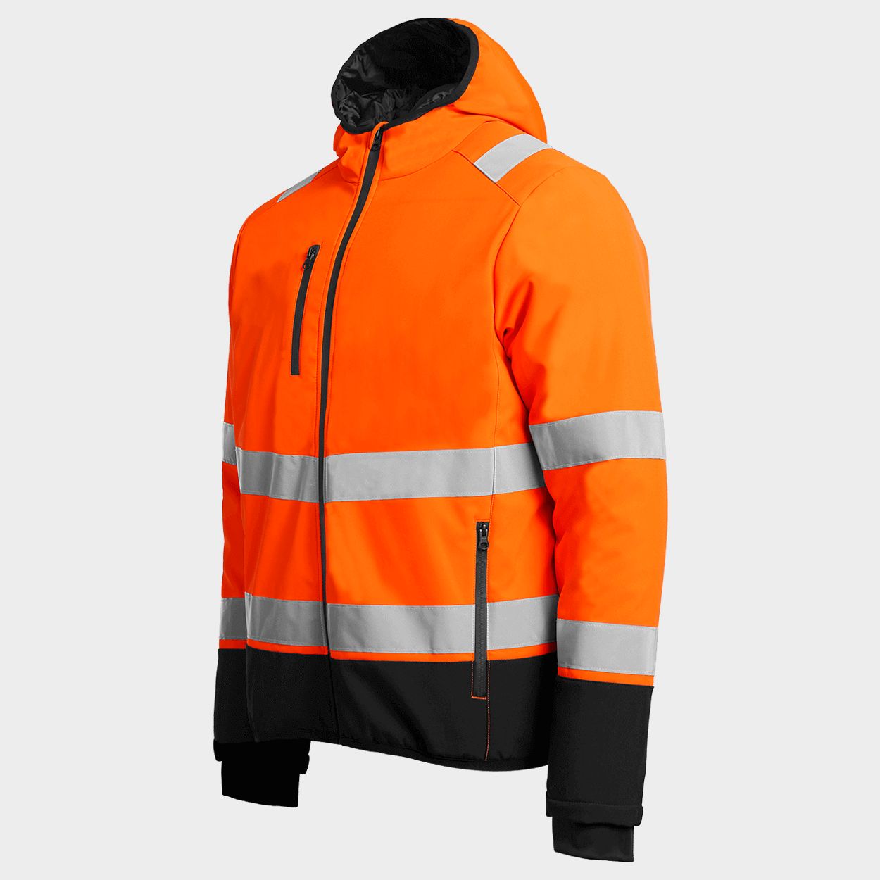 Padded work jacket REEF PAD HV SOFTSHELL ORANGE - 3