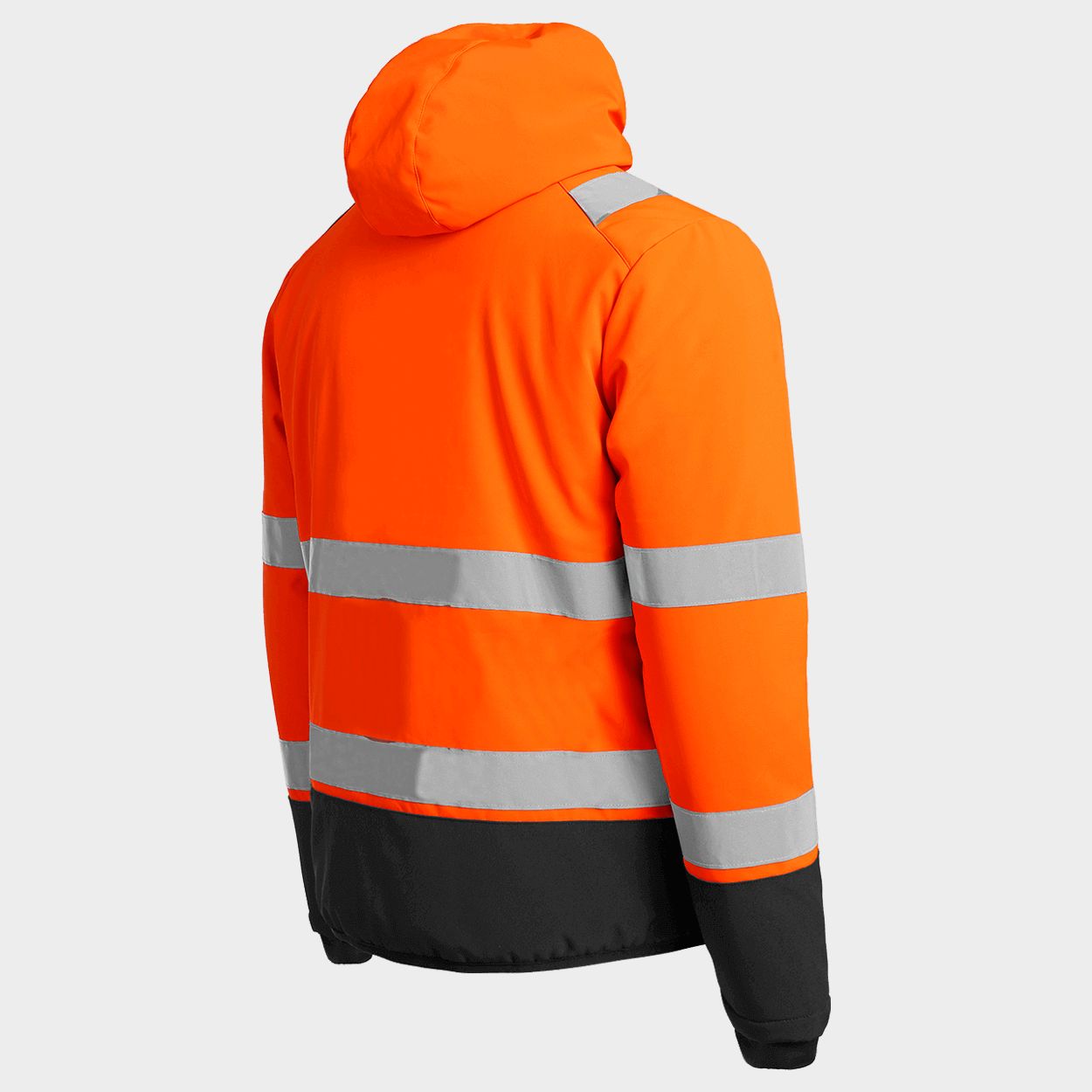 Padded work jacket REEF PAD HV SOFTSHELL ORANGE - 4
