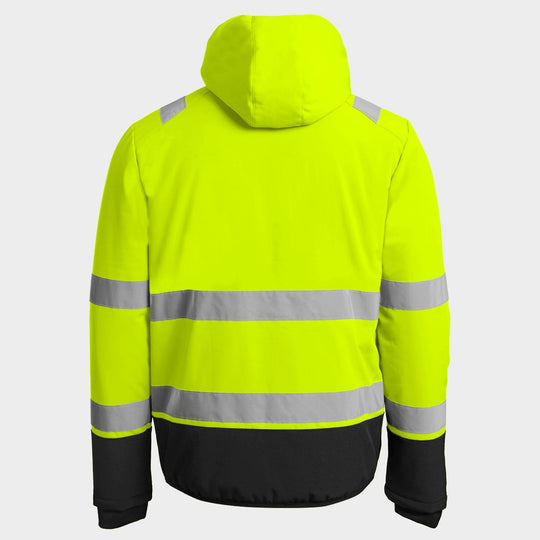 Jachetă de lucru căptușită REEF PAD HV SOFTSHELL YELLOW - 2