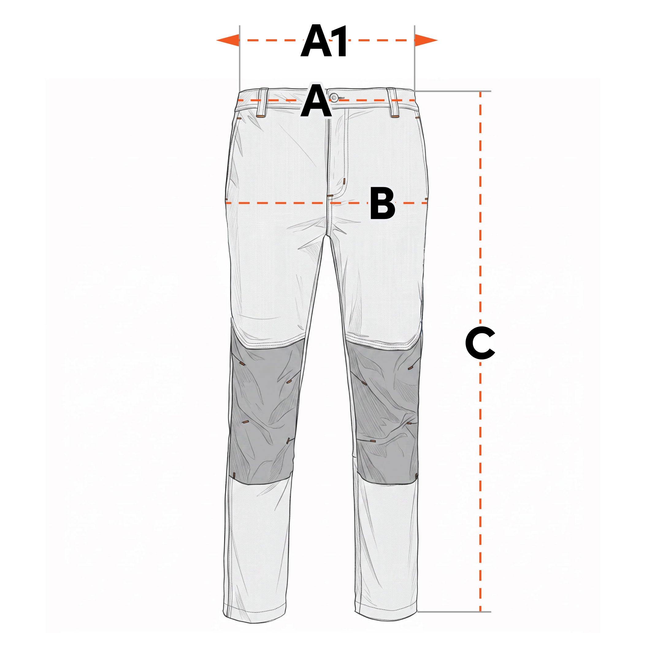Pantaloni de lucru KASTOR GRI