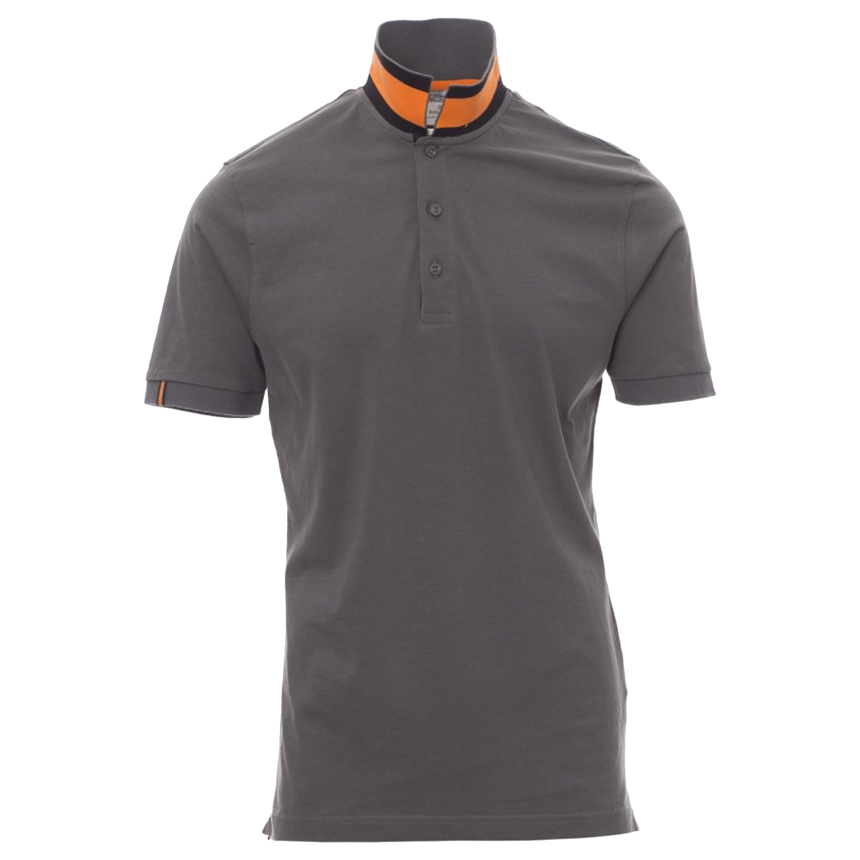 Тениска с яка PAYPER MEMPHIS DARK GREY
