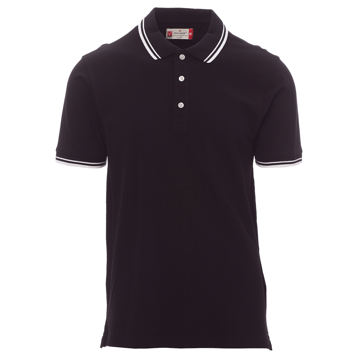Polo t-shirt PAYPER SKIPPER BLACK