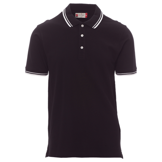 Tricou polo PAYPER SKIPPER NEGRU