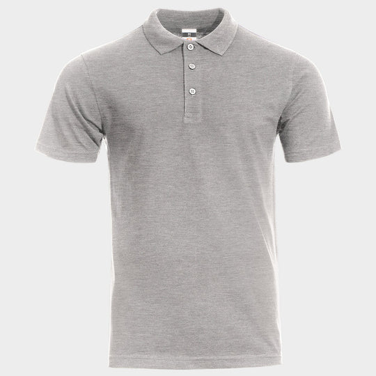Поло тениска STENSO NAOS GRAY MELANGE - 1