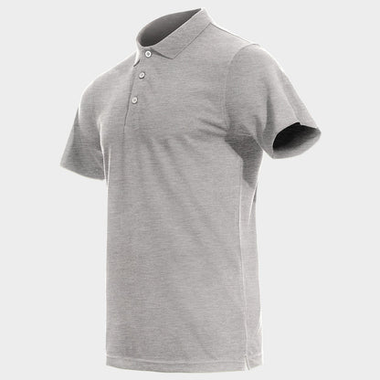 Polo T-shirt STENSO NAOS GRAY MELANGE - 3