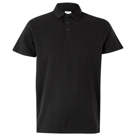 Tricou cu guler VELILLA NEGRU - 1