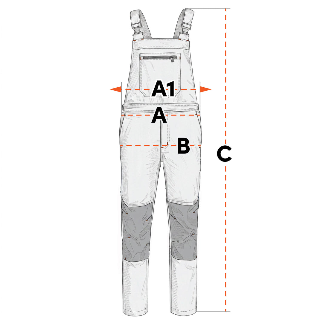 High visibility bibpants COLLINS SUMMER HV ORANGE