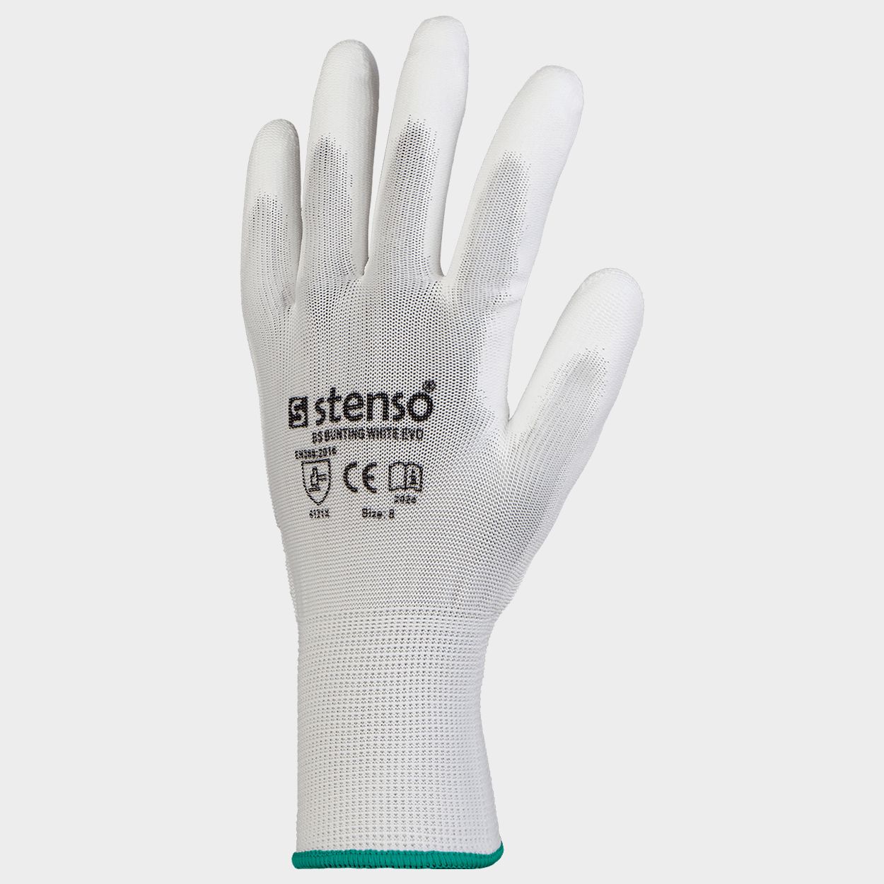 Polyurethane dipped gloves BLACKBURN WHITE - 5