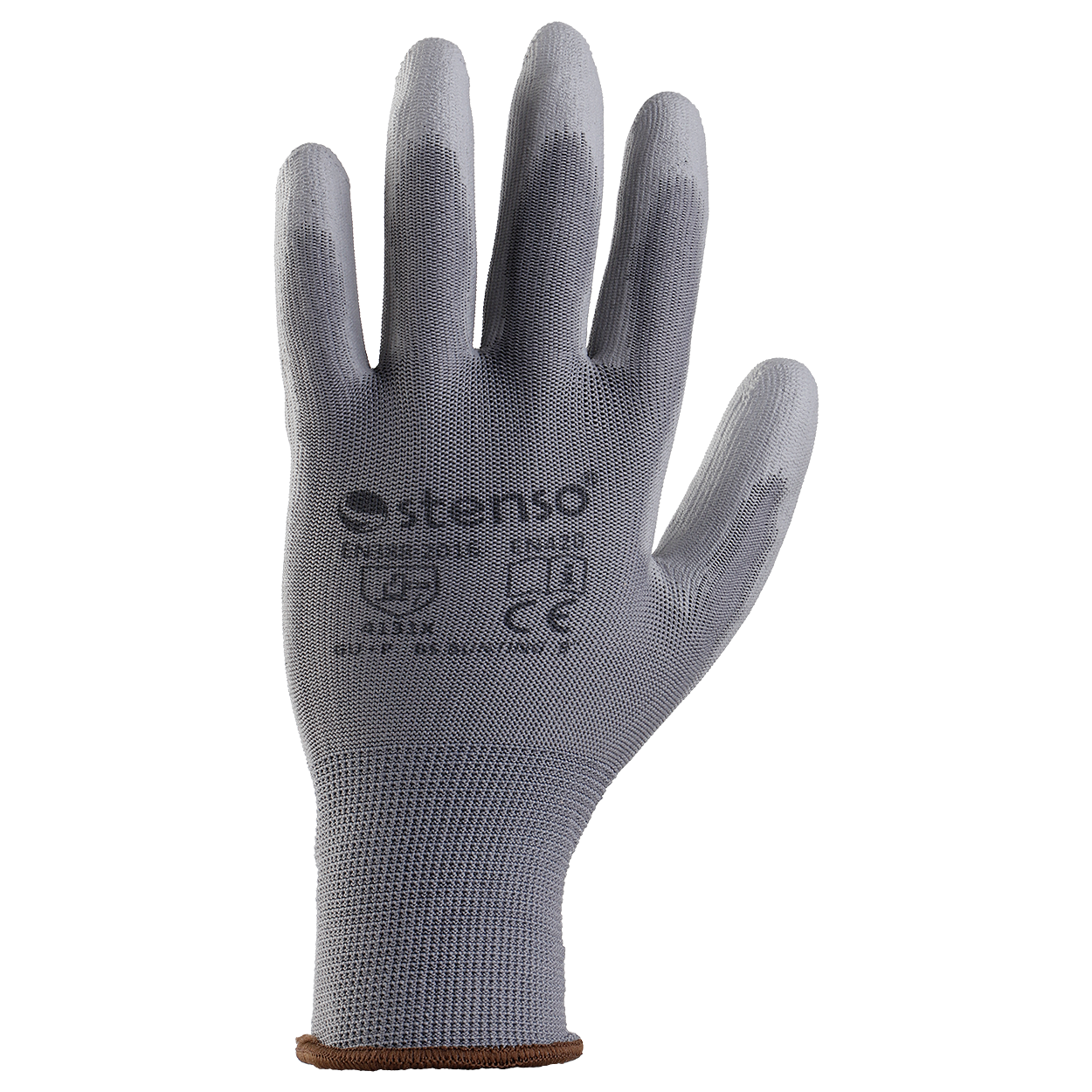 Polyurethane dipped gloves BUNTING GREY - 2
