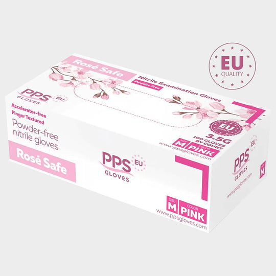 Powder-free nitrile gloves PPS ROSE SAFE PF - 1