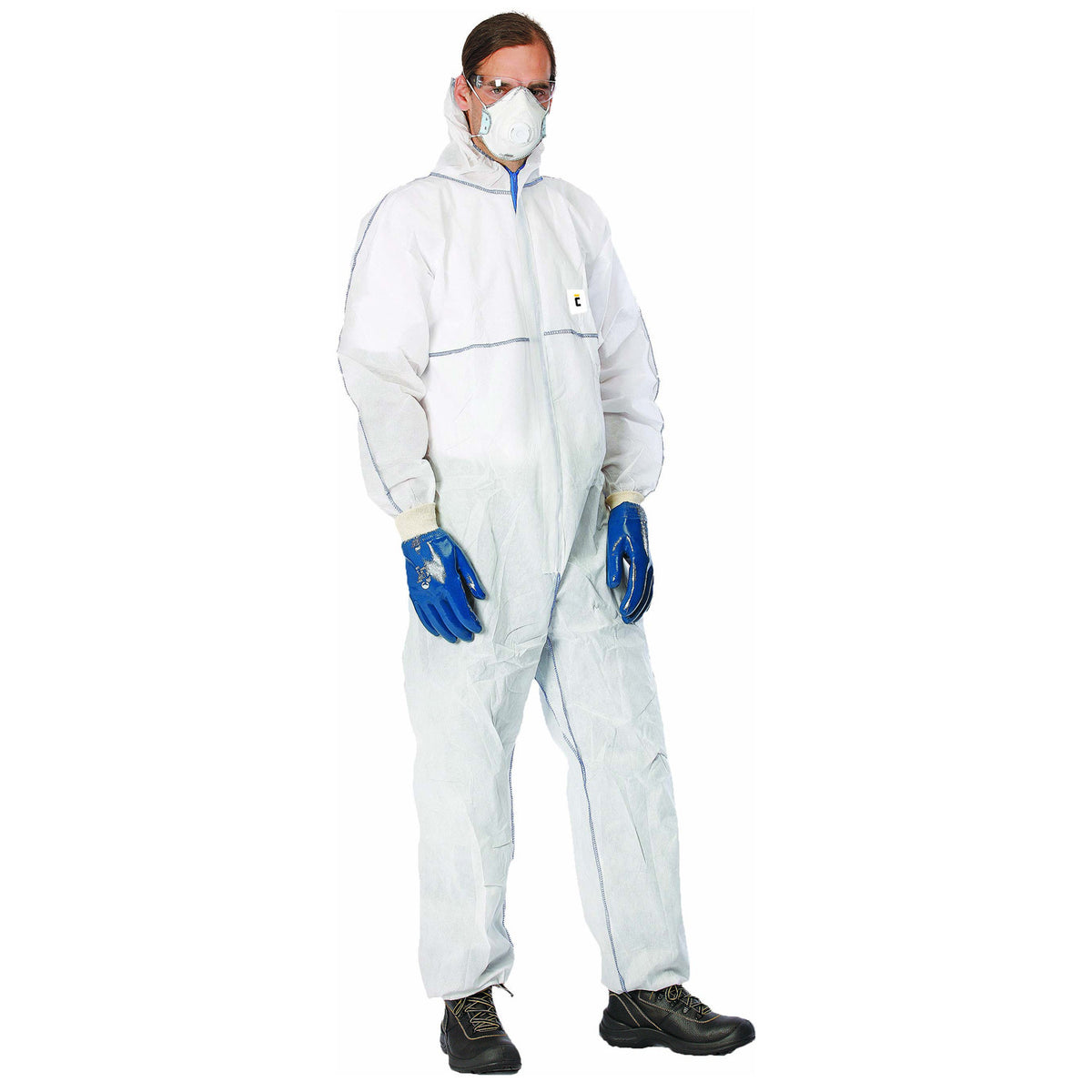 CHEMSAFE MS1 Protective hooded coverall