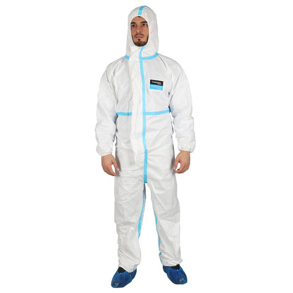 Защитен гащеризон с качулка COVERALL WHITE 2.0 PNG TYPE 3, 4 - 1