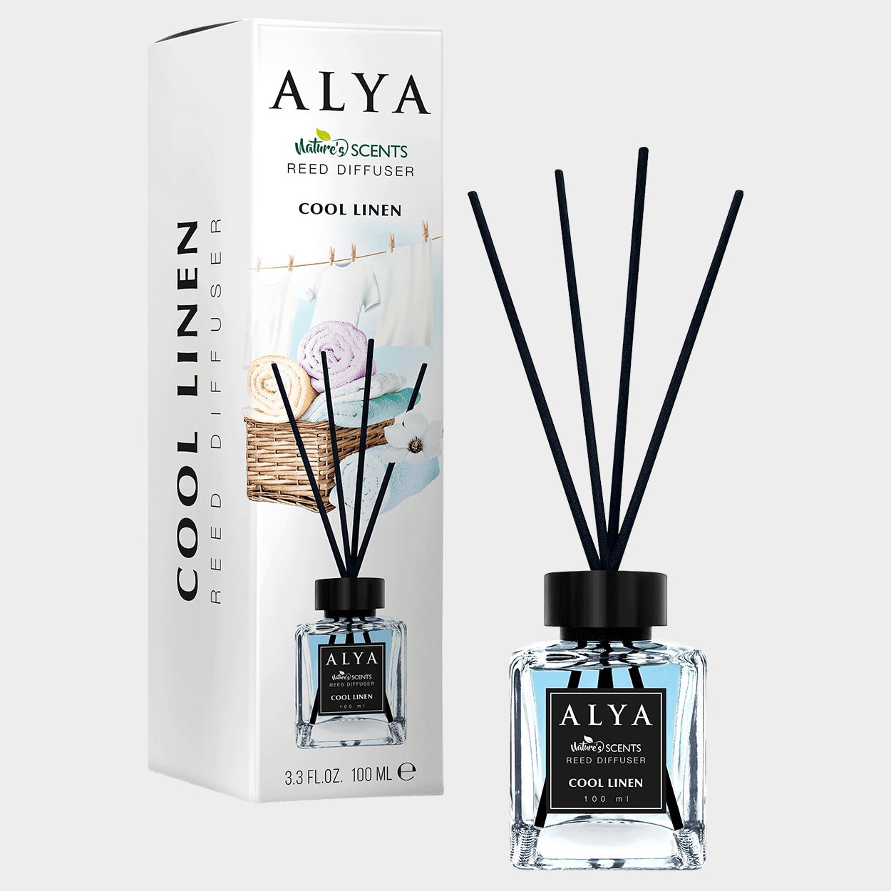 Ароматизатор за стая ALYA REED DIF Cool Linen - 1