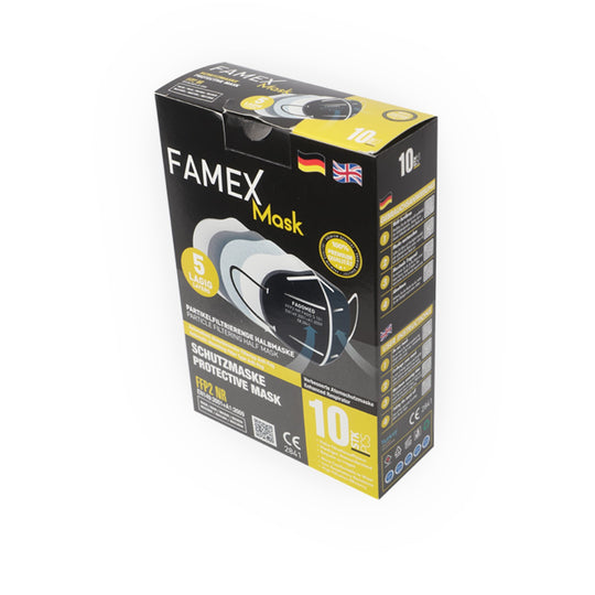 Μάσκα Προστασίας FAMEX BLCK FFP2 NR - 1