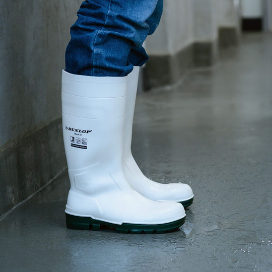 Ghete de protecție DUNLOP WORK-IT S4 SR FO LG ALB - 2