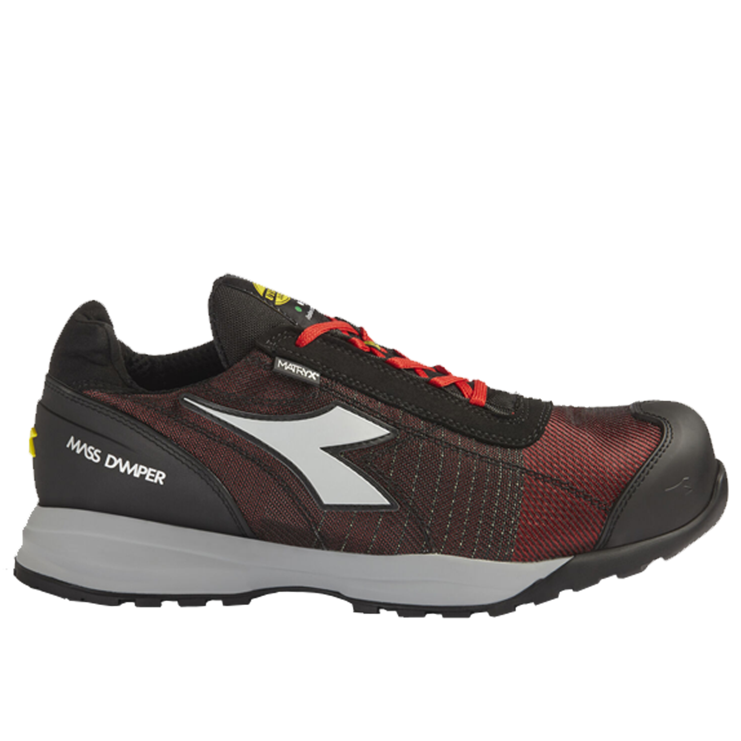 DIADORA GLOVE MDS MATRYX LOW S1P HRO SRC ESD Обувки ниски червен/сив 178901-C6213 - 1