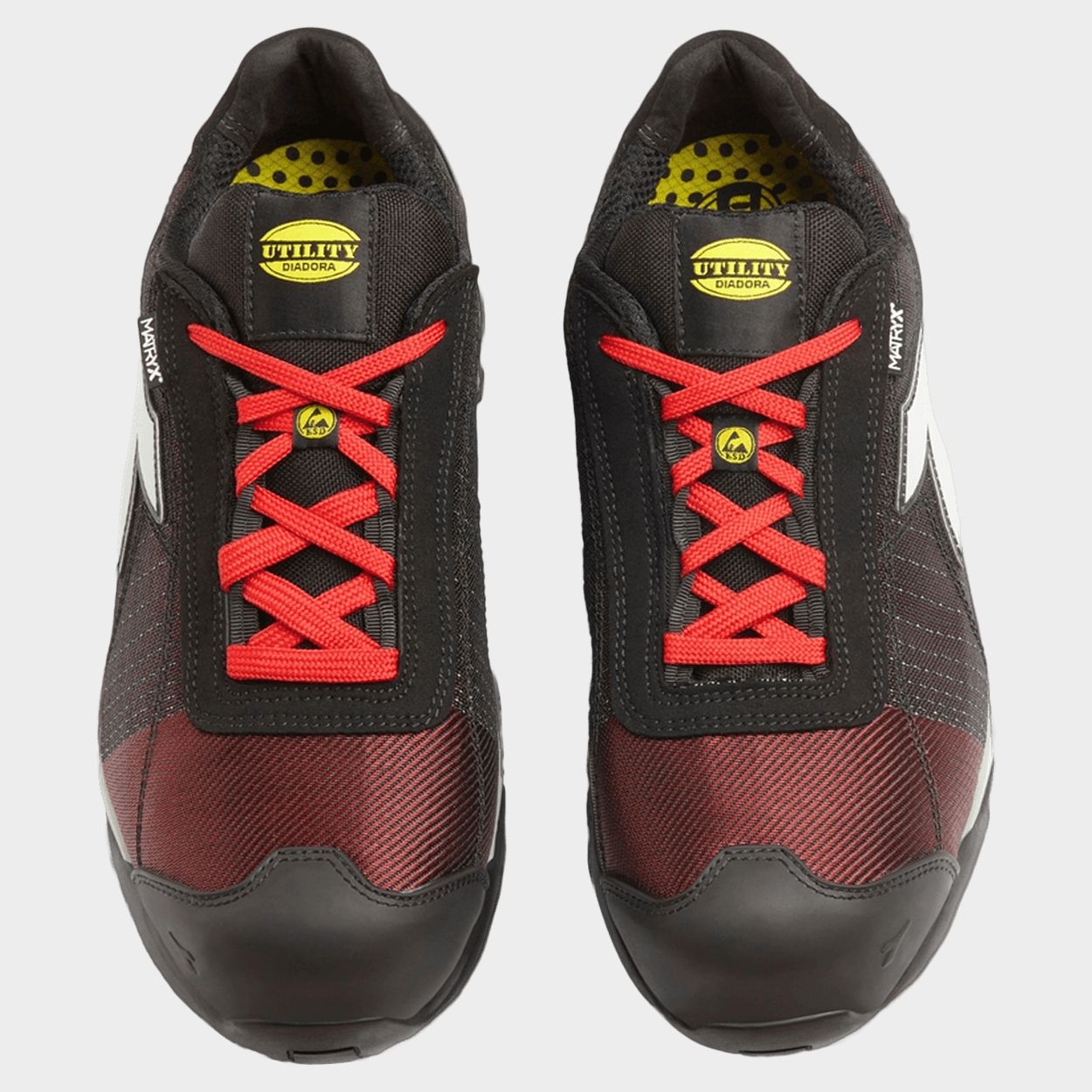 DIADORA GLOVE MDS MATRYX LOW S1P HRO SRC ESD Обувки ниски червен/сив 178901-C6213 - 6