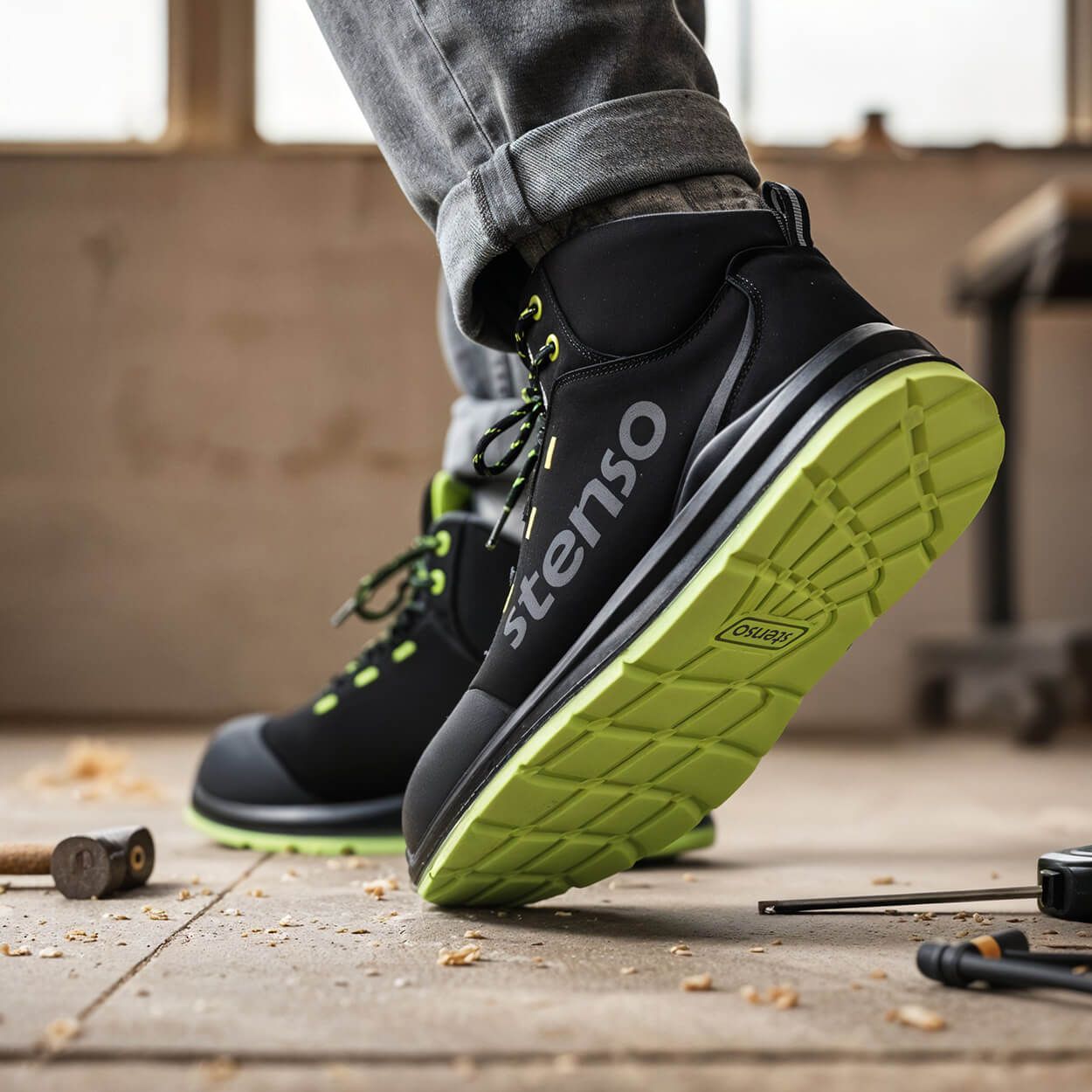 Παπούτσια εργασίας JETT GREEN ANKLE MF S3 - 4